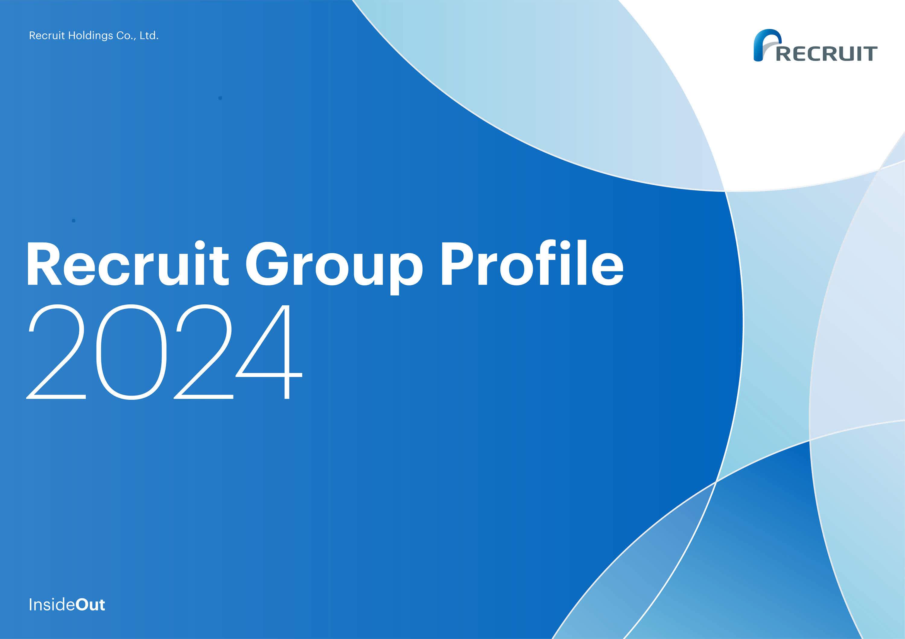Recruit Group Profile 2024 Inside Outの表紙